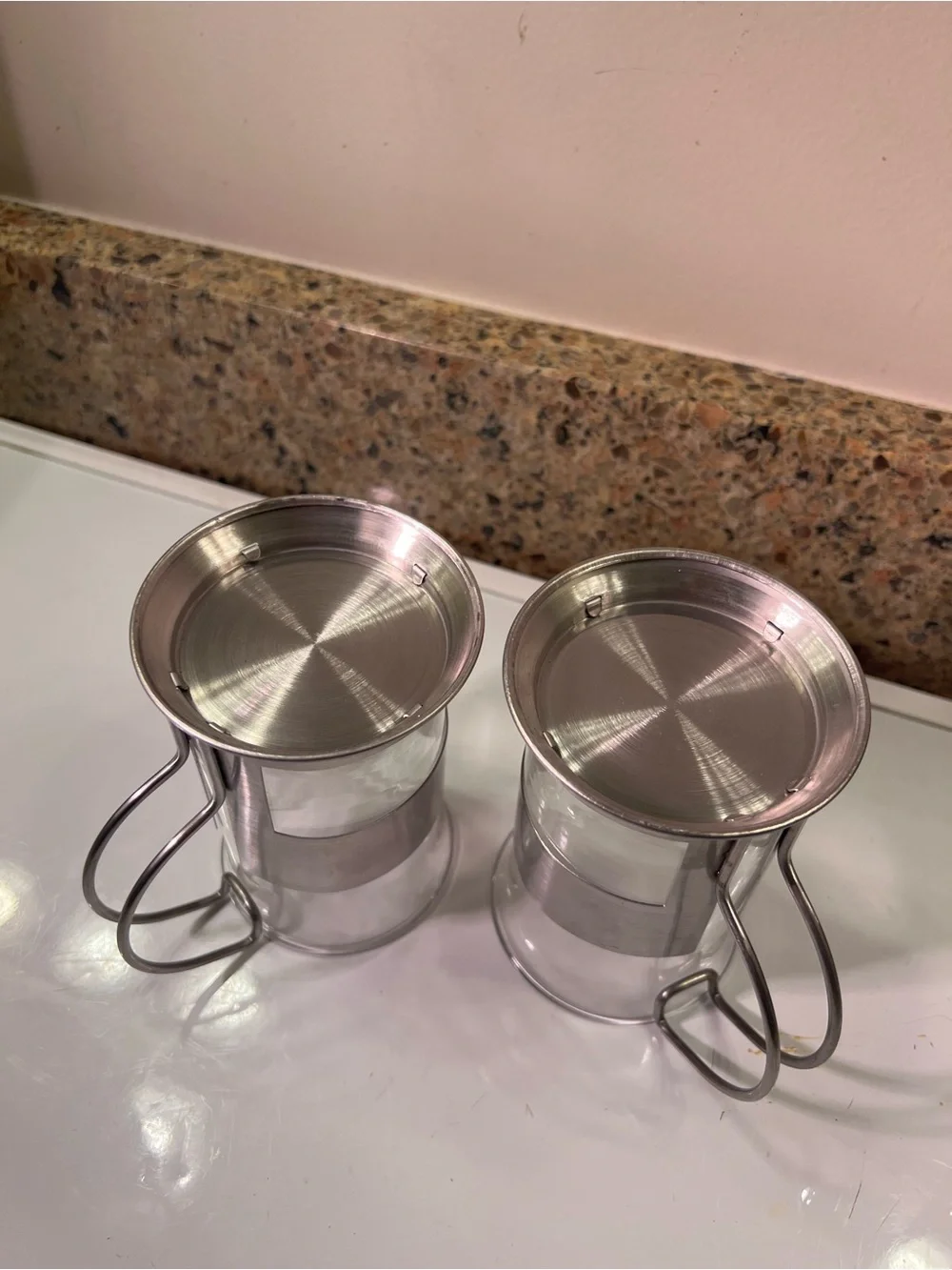 500 ml French Press Coffee Maker (8” Tall) & 2 Mugs with Stainless Steel Handles
